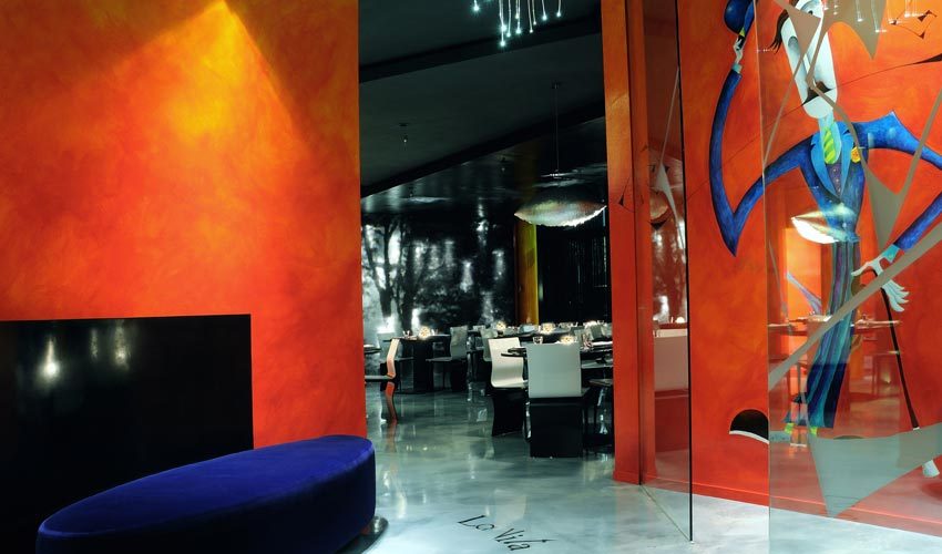 Pavimento e pareti in resina per ristorante a Milano